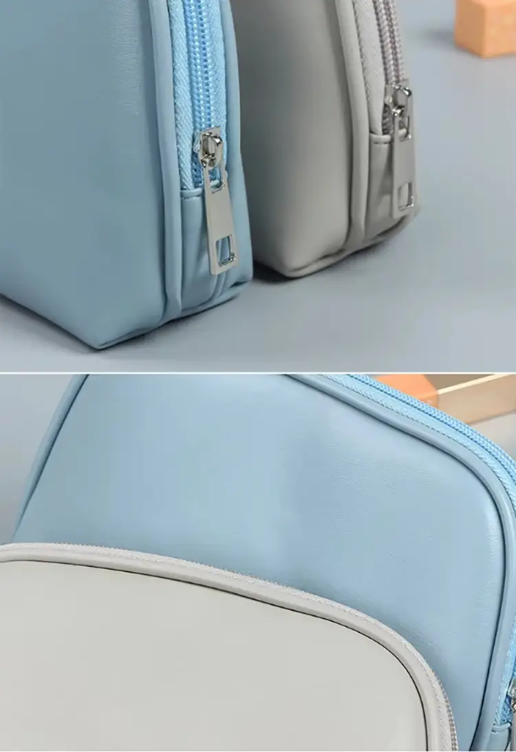 Soft Aesthetic Cosmetic Bag for Commute and Vacation Scenarios
